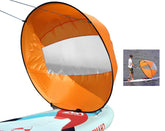 42in Sail Foldable Kayak Boat Wind Sail (Orange)