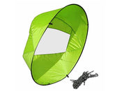 42in Sail Foldable Kayak Boat Wind Sail (Green)