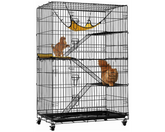 3 Level Rabbit Bird Cage Ferret Parrot Aviary Cat Rat Aviary Budgie Hamster Pet Cages Castor XL