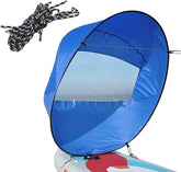 42in Sail Foldable Kayak Boat Wind Sail (Blue)