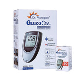 Dr. Morepen BG-03 Gluco One Glucometer Combo, 50 Strips