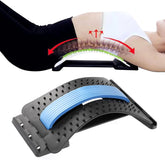 Adjustable Back Stretcher – Multi-Level Lumbar Support for Pain Relief in Bed, Chair, or Car