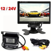 7" Monitor Reverse Camera Rear View Parking (AV Plug)