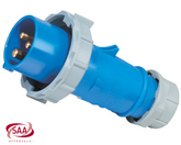 Caravan Lead Connector Male 16A Blue IP67