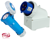 Caravan Lead Connector Plug Female and Male Inlets 16A IP67