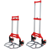Foldable Hand Trolley 75KG Load (Red)