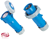 IP67 Heavy-Duty Caravan Power Lead Male and Female Connectors 16A