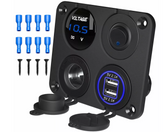 Dual USB LED Rocker Switch Panel