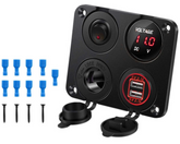 LED Rocker Switch Panel Red