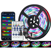 5m LED Strip Light 5050 RGB Bluetooth Control