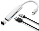 Lightning To USB 3 Port OTG adapter