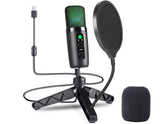 USB Microphone Adjustable Sound Volume Noise Reduction