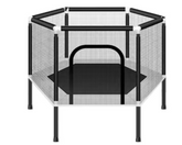 Kid Mini Trampoline for Indoor-Outdoor (Black & Grey)