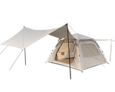 Camping Tent With Canopy 3-5 Person Tent