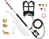 Telescoping Pressure Washer 7.3m Pole with Harness