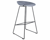 Modern Scandinavian Bar Stool Metal Leg BarStool
