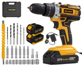 Cordless Impact Electric Drill Driver with Battery