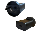 5V 2A Mains USB Charger Wall Adapter (Black)