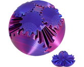 3D Printed Gear Ball Spin Ball Fidget Toy