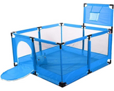Baby Kids Playpen Yard Fence Play Pen Blue