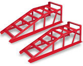 Car Ramps Pair 2000kg Ramp Red