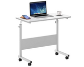Portable Laptop Desk Adjustable Study Office Table (White)