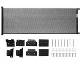 Retractable Baby Gate Safety Cat Enclosure Indoor Pet Dog Fence Guard Barrier