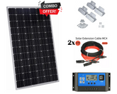 200W Solar Panel Combo