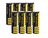 18650 Battery Rechargeable Batteries 8pcs