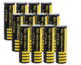18650 4000mAh 3.7V Rechargeable Lithium Battery (12 Pcs)