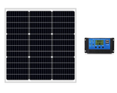 60W Solar Panel With Solar Charge Controller