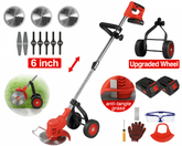 Lawn Mower Cordless Weed Cutter Garden Trimmer