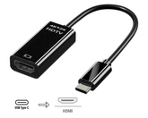 USB-C to HDMI 4K Adapter Cable HDTV Converter