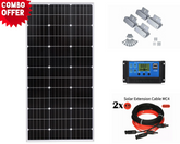 100W Solar Panel Combo