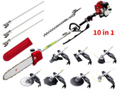 High-Powered Brush Weed Cutter Saw Hedge Trimmer 10 In 1
