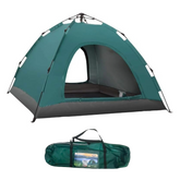 Pop-Up Camping Tent 3-4 Person Outdoor Folding Tent (Green)