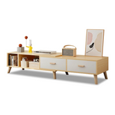 Modern Extendable Entertainment Unit TV Table Console