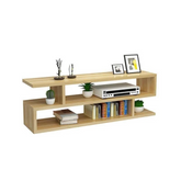 Elegant Z Shape TV Entertainment Units TV Stand (Wood)