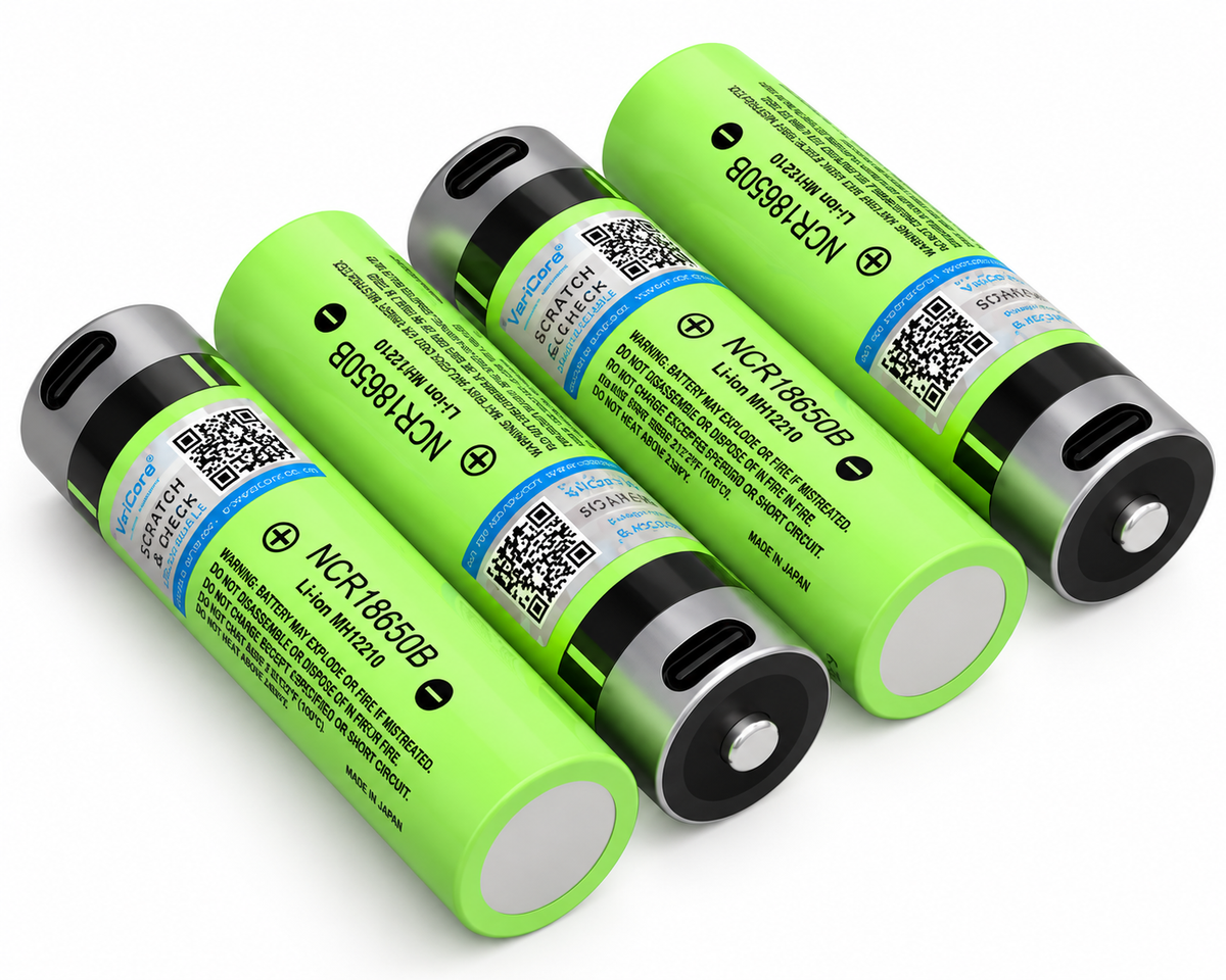 18650 Rechargeable Battery USB C