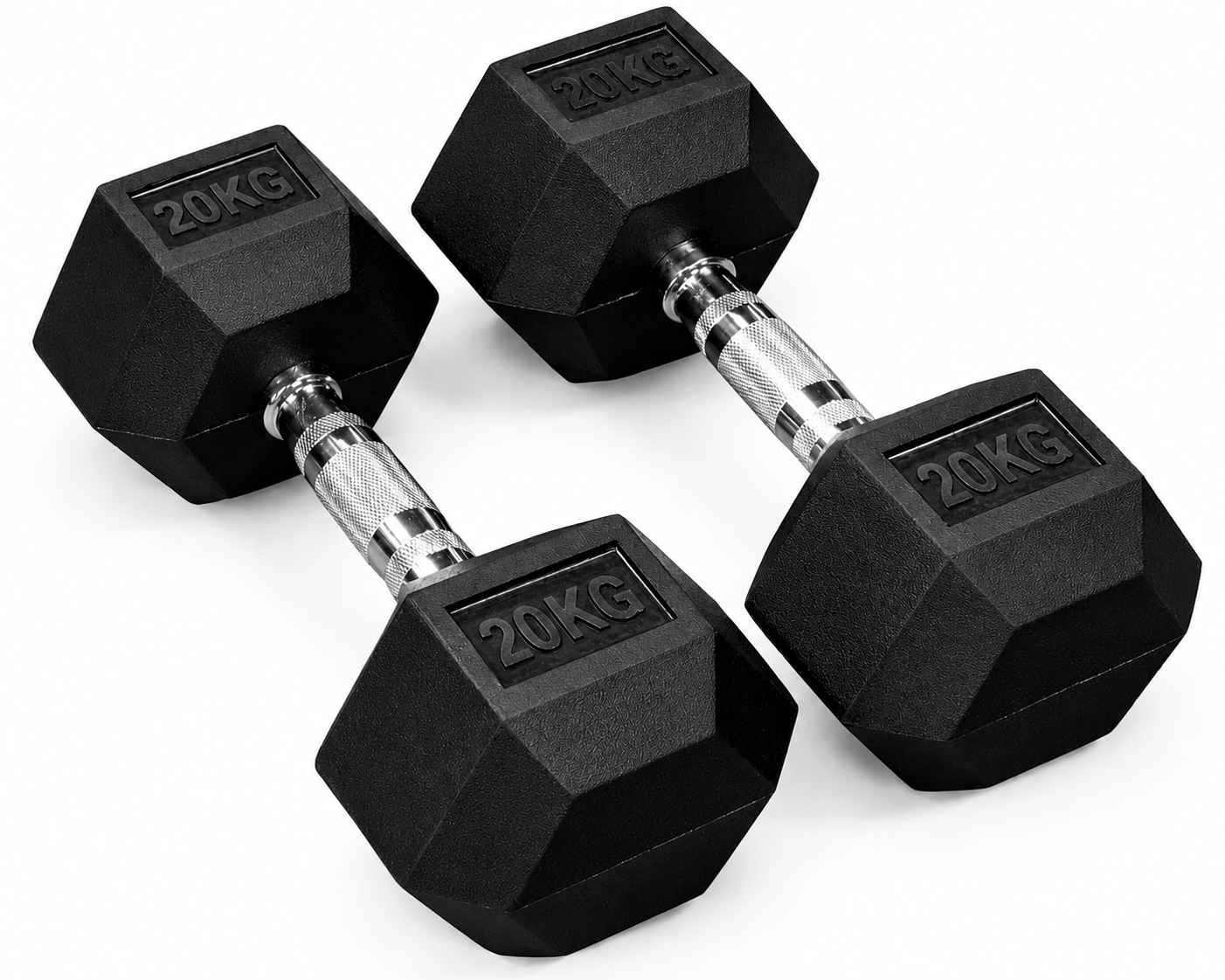 Hexagonal Dumbbell Hex Set 20Kg Each