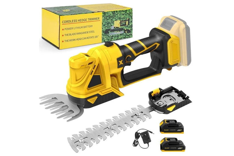 Cordless Hedge Trimmer 2 in 1 Lawn and Shrub Shears