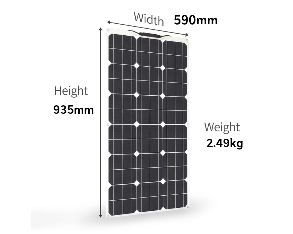 100W Flexible Solar Panel