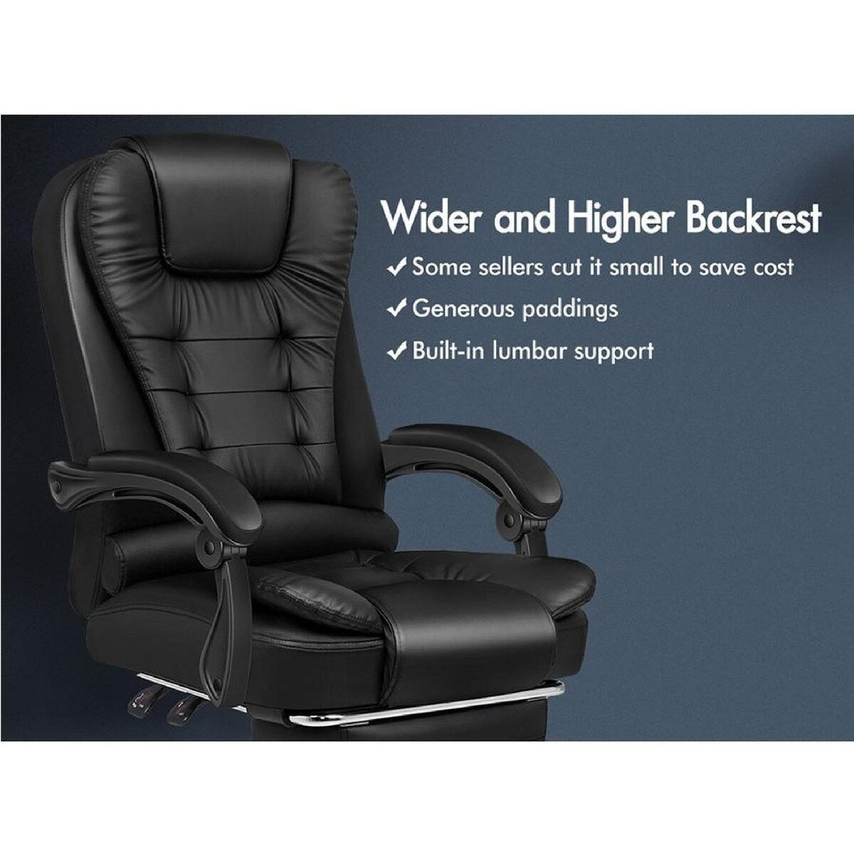 Office Chair Leather Chair Executive Gaming Chair with Massager