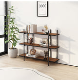 3 Tier Bookshelf Console Table Hallway Flower Table