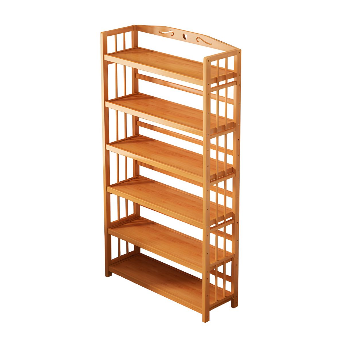 Bamboo Multi Layer Bookshelf 177 x 70cm