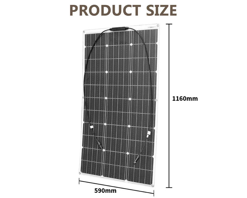120W Solar Panel Flexible Combo