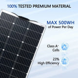 120W Solar Panel Flexible Kit