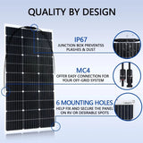 120W Solar Panel Flexible Kit