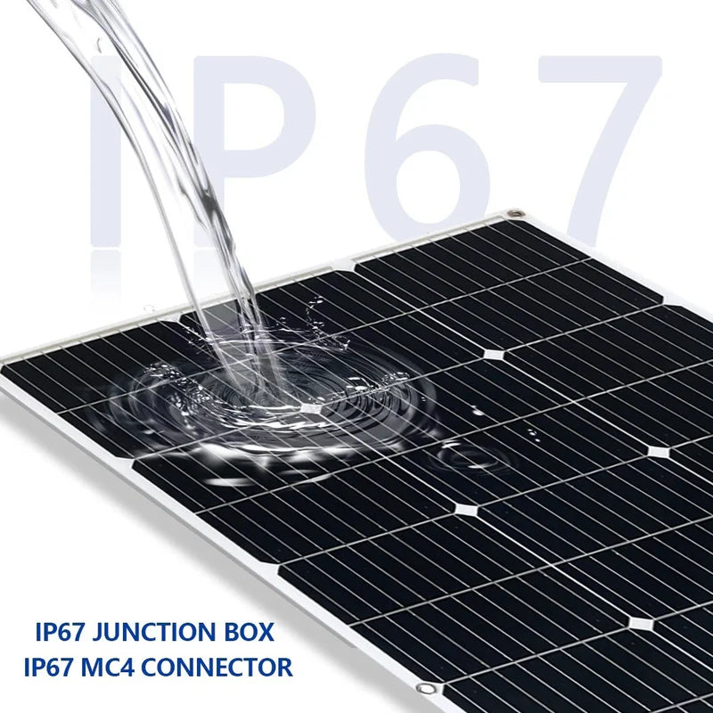 120W Solar Panel Flexible Combo