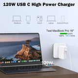 120W USB C Replacement MacBook Charger